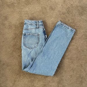 Straight leg jeans